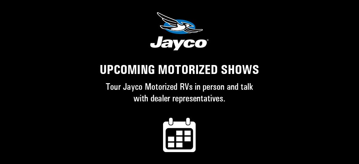 Jayco RV 2023 Shows and Events for Motorized Units