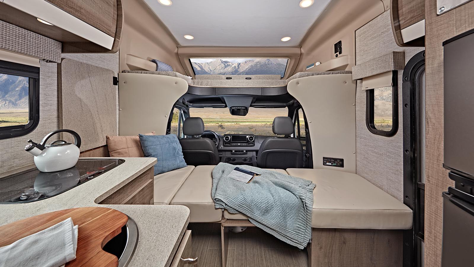 Melbourne Prestige 24NP Front Interior with Removable Bed