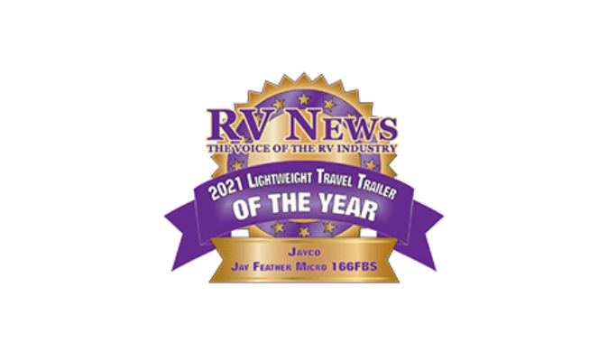Lightweight Travel Trailer of the Year by RV News